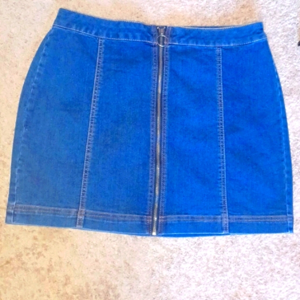 Jean Pencil Skirt